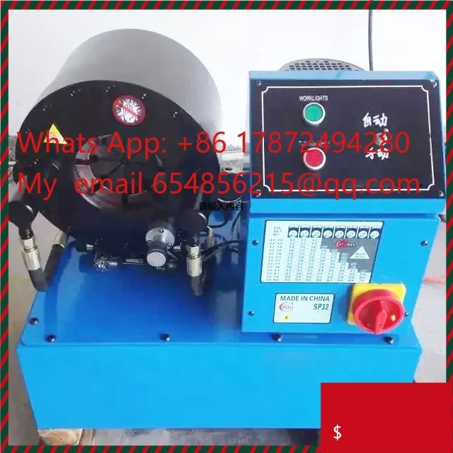 Workshop SP52 Hydraulic Hose Crimping Machine P32 Cable Pipe Fitting Ditcher High-Pressure Hydraulic Hose Installation and Makin
Workshop SP52 Hydraulic Hose Crimping Machine P32 Cable Pipe Fitting Ditcher High-Pressure Hydraulic Hose Installation and Makin