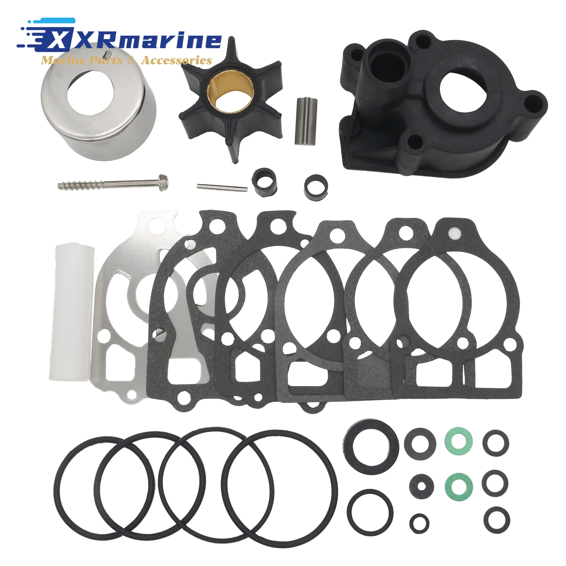 Ремкомплект водяного насоса 46-96148A8 для подвесных моторов Mercury Mercruiser мощностью от 65 до 225 л.с., совместим с 46-42579A4, 46-96148A5, 46-96148Q8
Ремкомплект водяного насоса 46-96148A8 для подвесных моторов Mercury Mercruiser мощностью от 65 до 225 л.с., совместим с 46-42579A4, 46-96148A5, 46-96148Q8