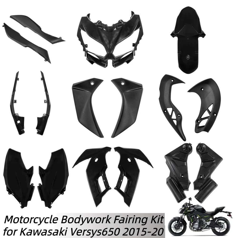 Bodywork Fairing Kit Motorcycle Accessories for Kawasaki Versys 650 2015-2020 2017 2019 Headlight Cowl Front Fender Side Panels
Bodywork Fairing Kit Motorcycle Accessories for Kawasaki Versys 650 2015-2020 2017 2019 Headlight Cowl Front Fender Side Panels