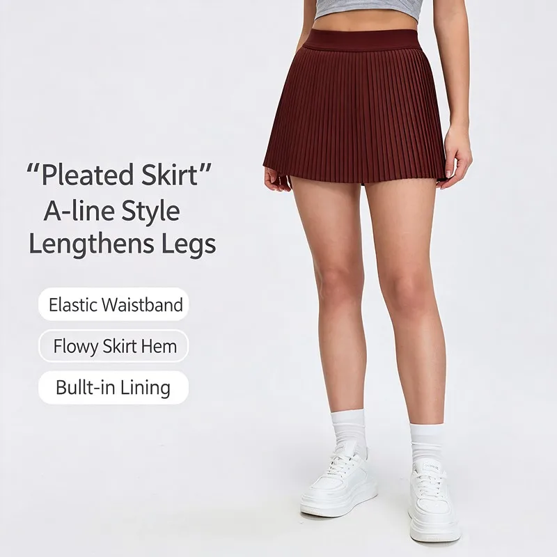 Women's Tennis Mini Skirt High Waist Anti-Chafing Pleated Yoga Sports Short Skirt for Women
Women's Tennis Mini Skirt High Waist Anti-Chafing Pleated Yoga Sports Short Skirt for Women