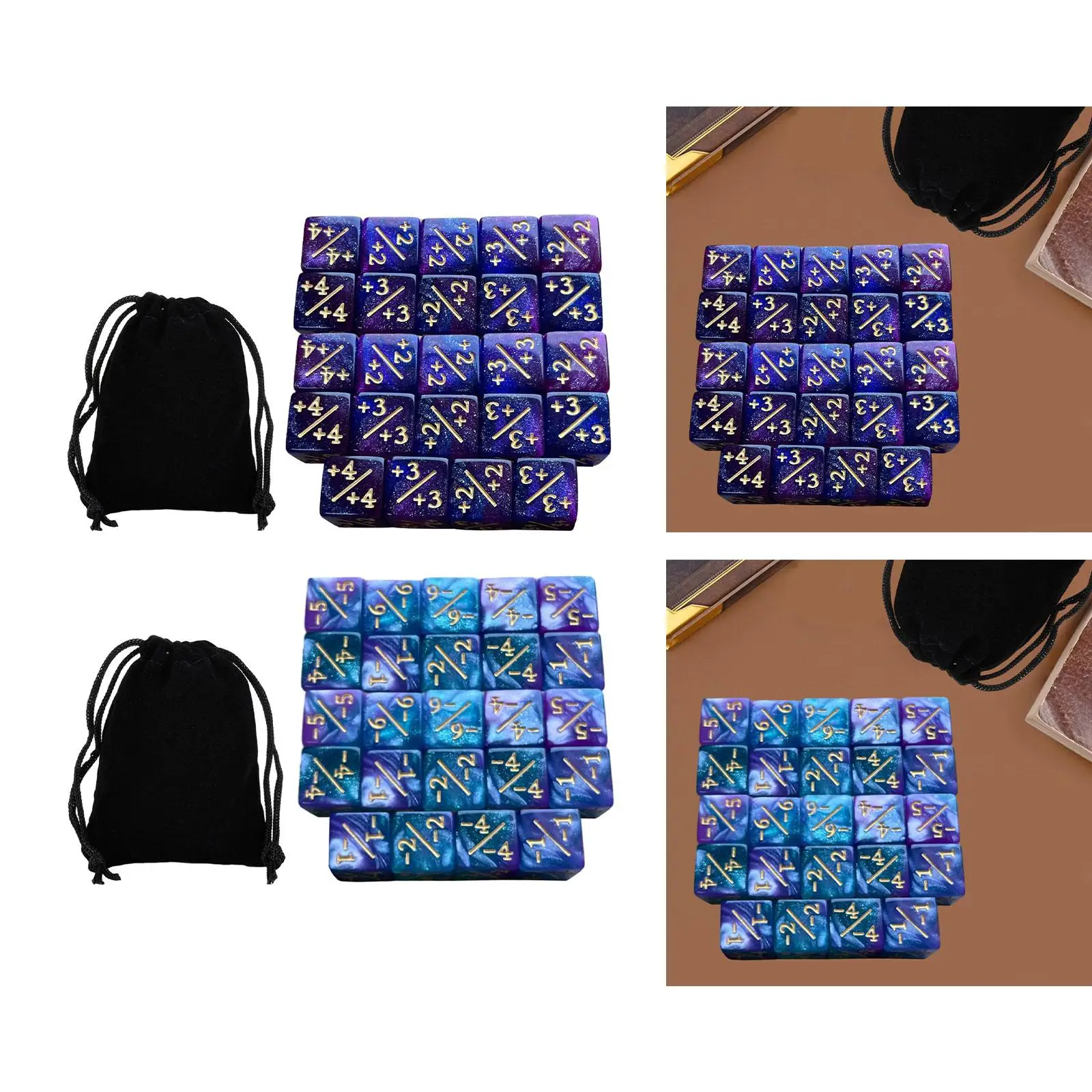 24 Pieces Dices Counter Token Dice Acrylic for Teaching Props Children Toys
24 Pieces Dices Counter Token Dice Acrylic for Teaching Props Children Toys