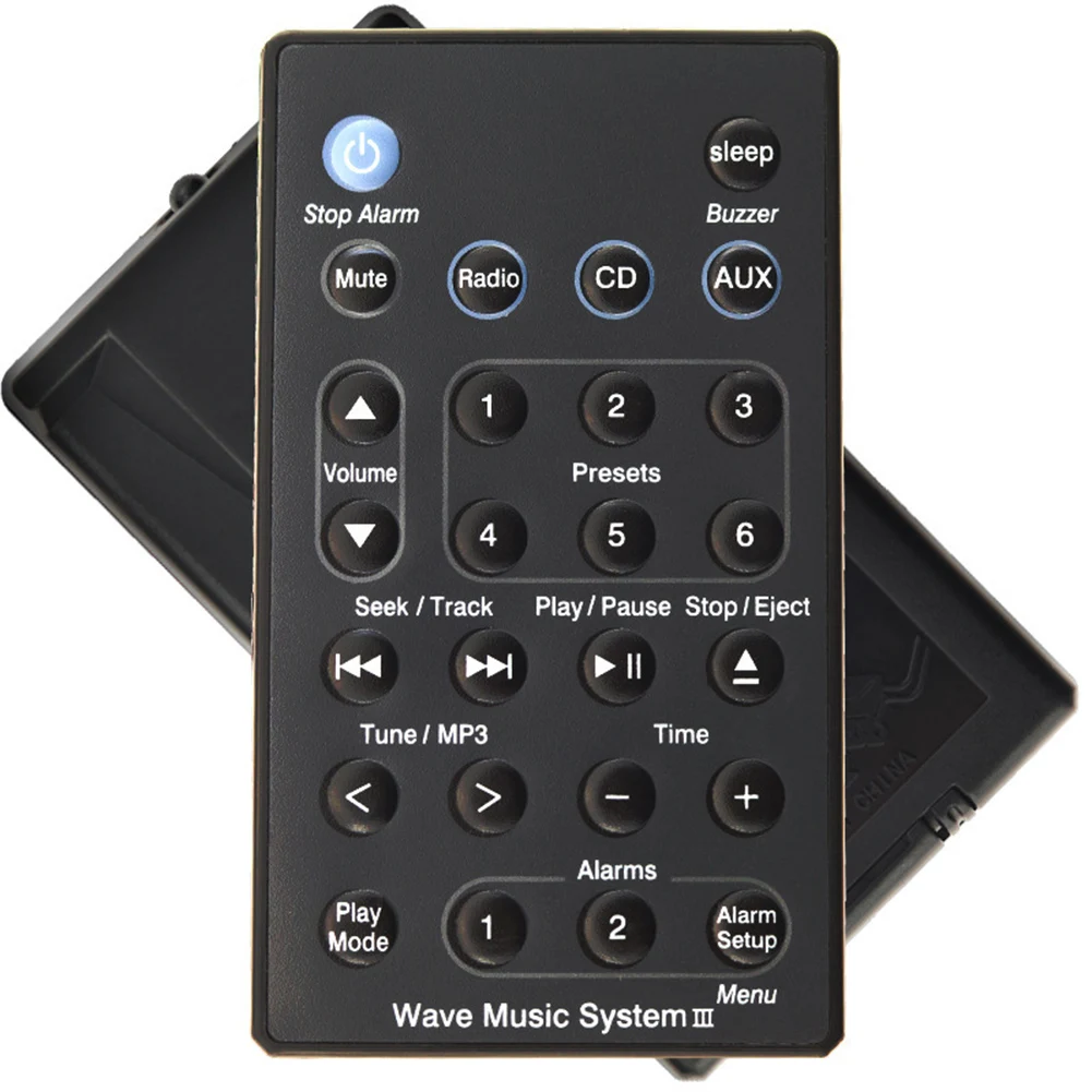 Replacement Remote Control For Wave Music System AWRCC1/2/3/4 New Replacement For Boses Wave Music System III CD Remote Control
Replacement Remote Control For Wave Music System AWRCC1/2/3/4 New Replacement For Boses Wave Music System III CD Remote Control