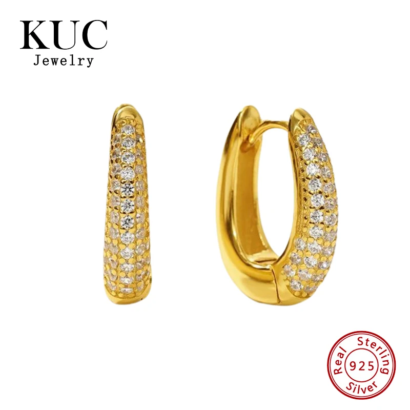 Fashion S925 Sterling Silver Pave Zircon Large Chunky Dome Oval Hoop Earring 18k Gold Jewelry Korean Earrings
Fashion S925 Sterling Silver Pave Zircon Large Chunky Dome Oval Hoop Earring 18k Gold Jewelry Korean Earrings