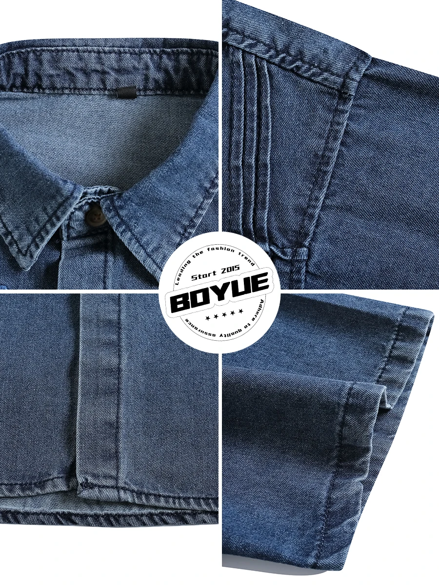 Boyue Water Waed ort Sve Denim irt Мужская американская рабочая одежда в стиле ретро с вышивкой Ins Топы для пар Свободного кроя Летняя одежда irt
Boyue Water Waed ort Sve Denim irt Мужская американская рабочая одежда в стиле ретро с вышивкой Ins Топы для пар Свободного кроя Летняя одежда irt