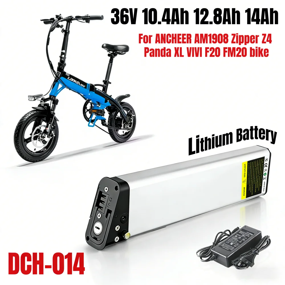 36V 10.4Ah 12.8Ah 14Ah Replacement Battery Fit for ANCHEER AM1908 Zipper Z4 Panda XL VIVI F20 FM20 bike DCH014
36V 10.4Ah 12.8Ah 14Ah Replacement Battery Fit for ANCHEER AM1908 Zipper Z4 Panda XL VIVI F20 FM20 bike DCH014
