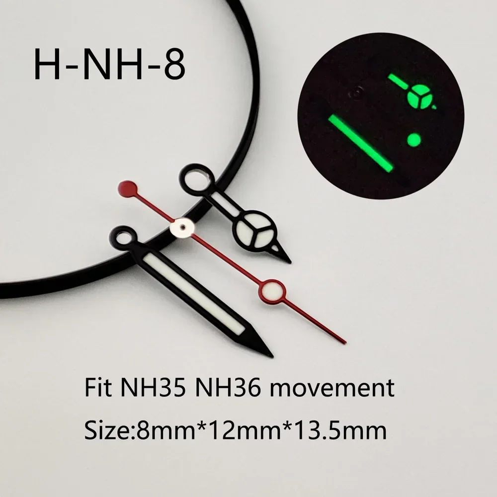 Часы NH35, зеленые светящиеся стрелки SUB/SKX007, аксессуары для часов, подходят для секундных стрелок Nh35, механизм Nh36
Часы NH35, зеленые светящиеся стрелки SUB/SKX007, аксессуары для часов, подходят для секундных стрелок Nh35, механизм Nh36