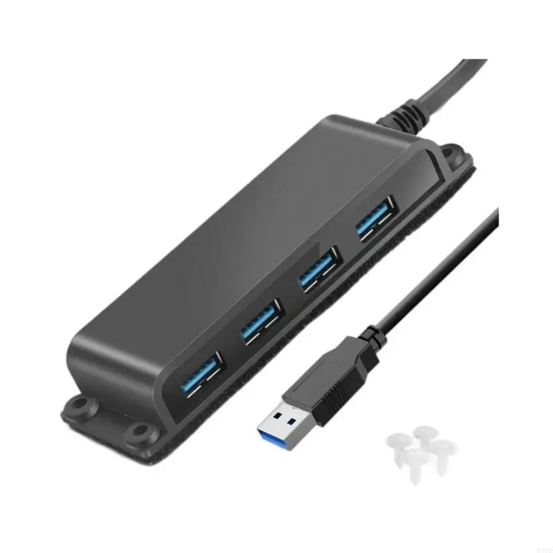 Mountable USB version Center 4 Port Rapid Data Transfer 5Gbps With Extended Cable 83CE