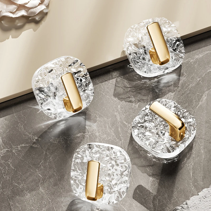 Acrylic Luxury Wall Hook Home Decor Strong Adhesive Bathroom Towel Rack No Punching Hanging Coat Hanger Door Back Key Bag Holder
Acrylic Luxury Wall Hook Home Decor Strong Adhesive Bathroom Towel Rack No Punching Hanging Coat Hanger Door Back Key Bag Holder