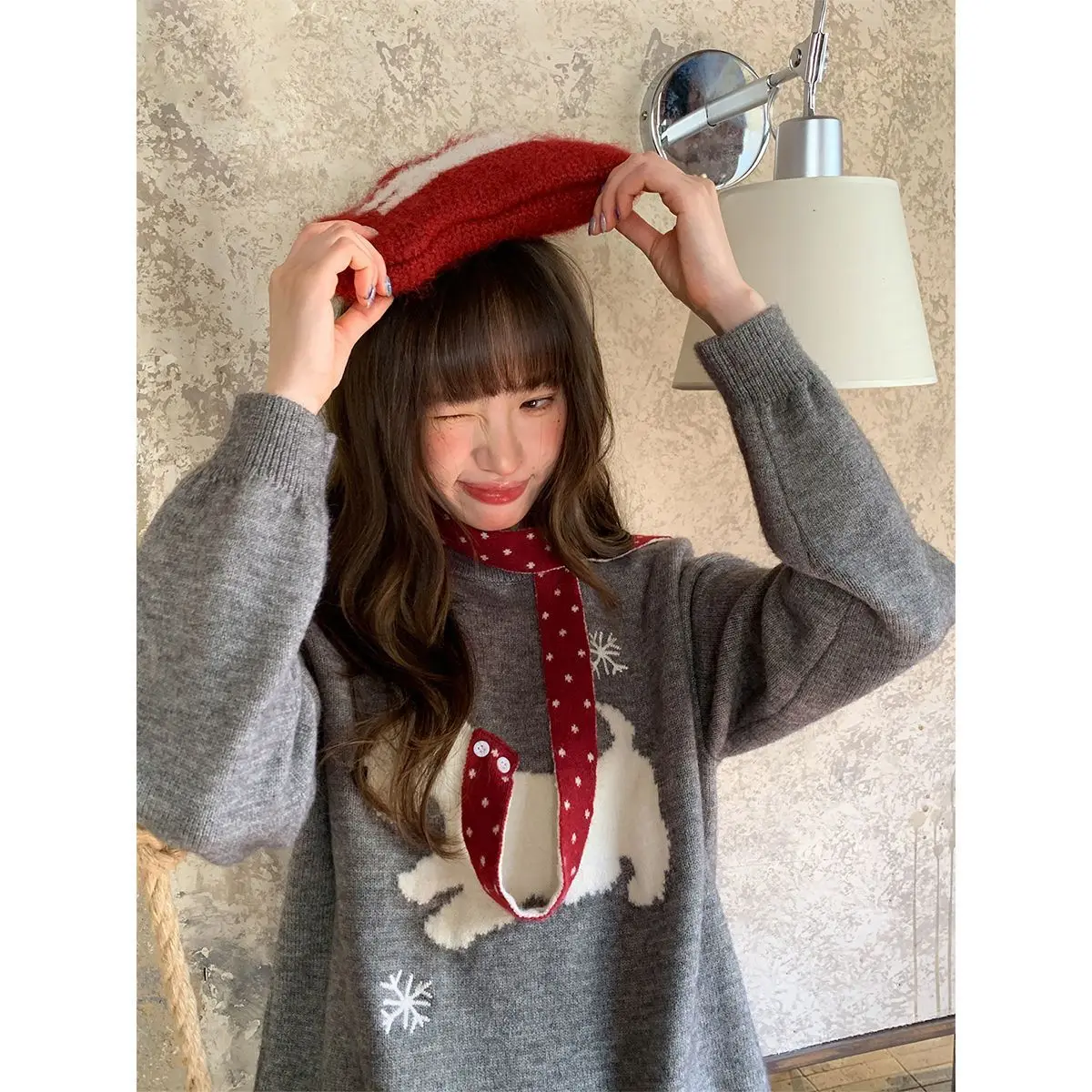 Y2k корейский свитер с длинными рукавами Kawaii женский повседневный пуловер с рисунком собаки и вышивкой с круглым вырезом в стиле пэчворк милый весенне-осенний
Y2k корейский свитер с длинными рукавами Kawaii женский повседневный пуловер с рисунком собаки и вышивкой с круглым вырезом в стиле пэчворк милый весенне-осенний