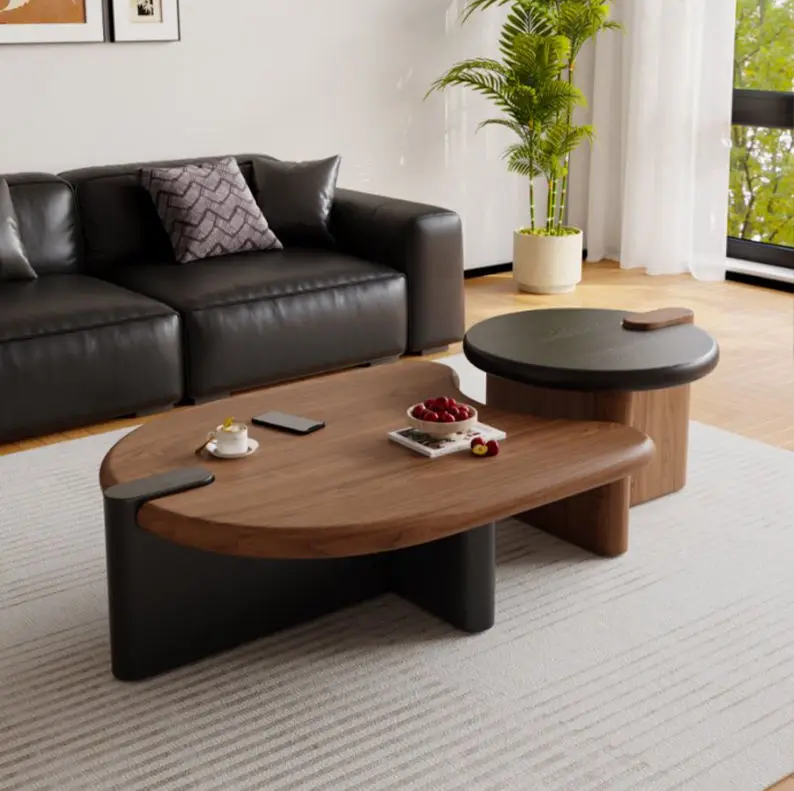 Simple High-quality Durable Wood Designer Living Room Coffee Table Set Creative Modern Walnut Luxury Furniture Promotion
Simple High-quality Durable Wood Designer Living Room Coffee Table Set Creative Modern Walnut Luxury Furniture Promotion