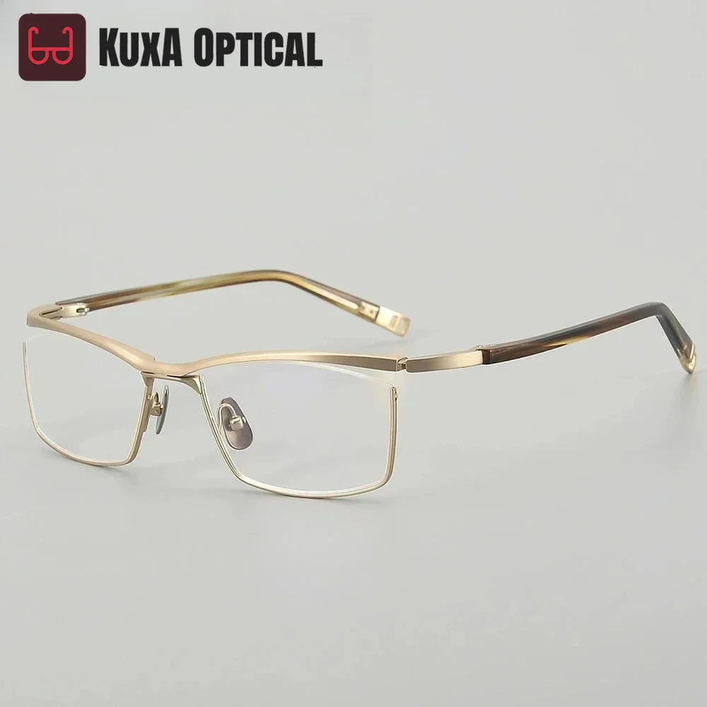 XUKA High quality Men's Exclusive Eyeglass Frame Luxur Titanium Acetate Spectacles Frame Brand Designer Eyeglass Frame
XUKA High quality Men's Exclusive Eyeglass Frame Luxur Titanium Acetate Spectacles Frame Brand Designer Eyeglass Frame
