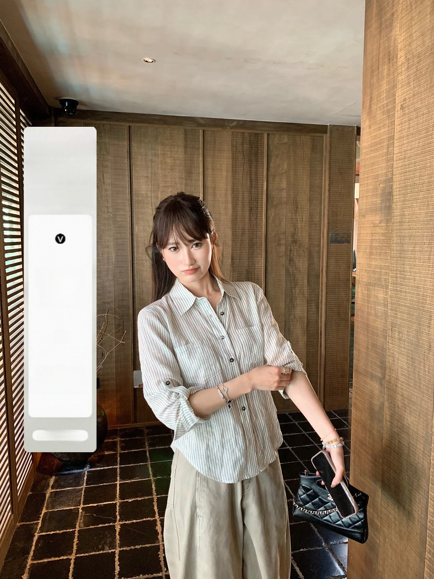 White Studio Casual Stripe Sleeveless Women's Long Sleeve Shirt Versatile Slimming Cotton Blend Comfortable Breathable Shirt
White Studio Casual Stripe Sleeveless Women's Long Sleeve Shirt Versatile Slimming Cotton Blend Comfortable Breathable Shirt