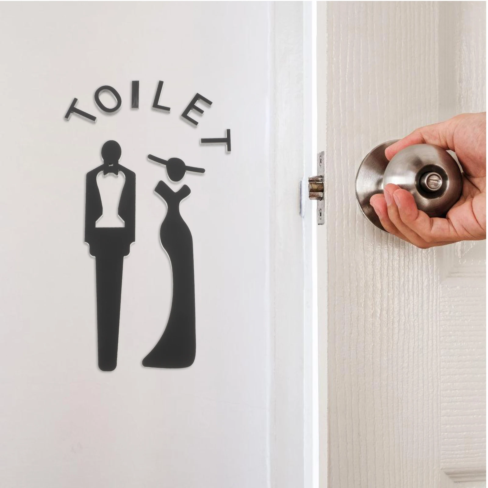 Bathroom Signs Decor Toilet Sign for Door 3D Acrylic Male Female Indicator Waterproof Dustproof Wall Decals Home Signs
Bathroom Signs Decor Toilet Sign for Door 3D Acrylic Male Female Indicator Waterproof Dustproof Wall Decals Home Signs