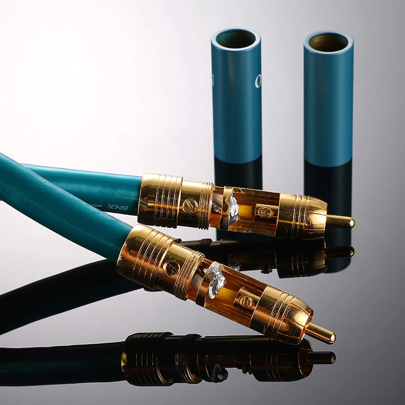High-Grade RCA Cable Connector 5N Oxygen-free Single Crystal Copper HIFI Audio Signal Cable Connection RCA Double Lotus Adapters
High-Grade RCA Cable Connector 5N Oxygen-free Single Crystal Copper HIFI Audio Signal Cable Connection RCA Double Lotus Adapters