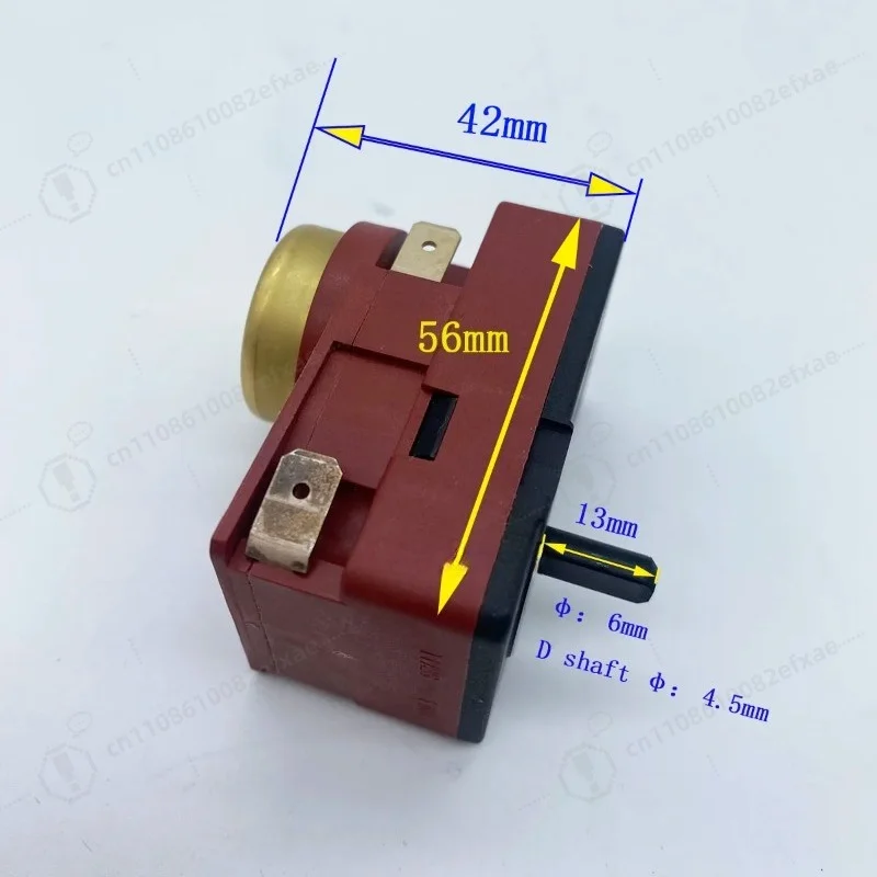 D-Shaft 1/4 120VDC 16A 120VDC 90 Minute Timer Switch with Bell C20 Replacement
D-Shaft 1/4 120VDC 16A 120VDC 90 Minute Timer Switch with Bell C20 Replacement