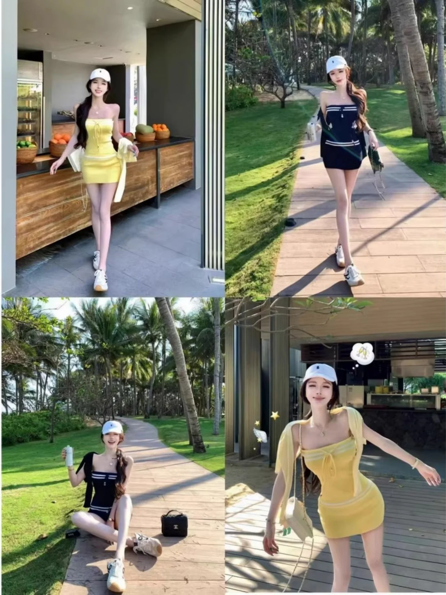 Summer Casual Sportswear Set Women's Sexy Hot Short Skirt Topless Vest High Waist Bodycon Dress Fashionable Two-Piece Outfit
Summer Casual Sportswear Set Women's Sexy Hot Short Skirt Topless Vest High Waist Bodycon Dress Fashionable Two-Piece Outfit