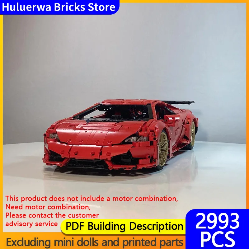 Модель городской автомобиль MOC, строительные кирпичи Huracan V2, высокопроизводительный спортивный автомобиль, модульная технология, детский праздник, сборный игрушечный костюм 
Модель городской автомобиль MOC, строительные кирпичи Huracan V2, высокопроизводительный спортивный автомобиль, модульная технология, детский праздник, сборный игрушечный костюм