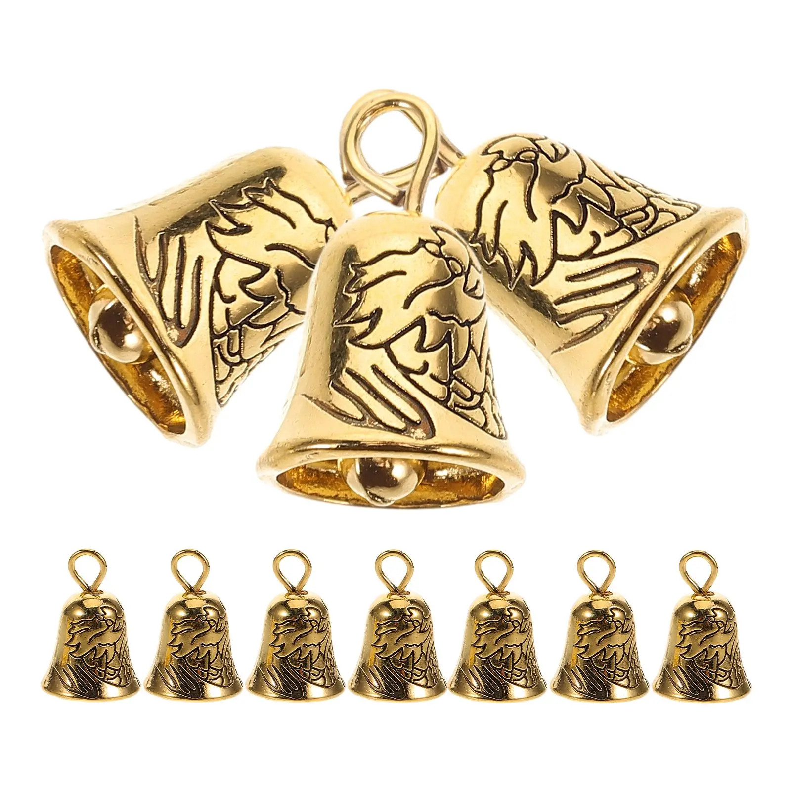 10 Pcs Bell Pendant Wind Chimes Feng Shui Ornaments DIY Craft Materials Vintage Decor
10 Pcs Bell Pendant Wind Chimes Feng Shui Ornaments DIY Craft Materials Vintage Decor