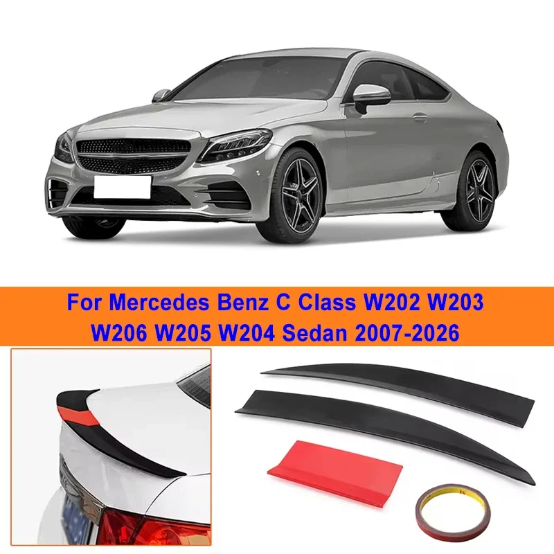 For Mercedes Benz C Class W202 W203 W206 2007-2026 3-Section ABS Rear Trunk Spoiler 115-125cm Adjustable Sports Decor Top Wing
For Mercedes Benz C Class W202 W203 W206 2007-2026 3-Section ABS Rear Trunk Spoiler 115-125cm Adjustable Sports Decor Top Wing