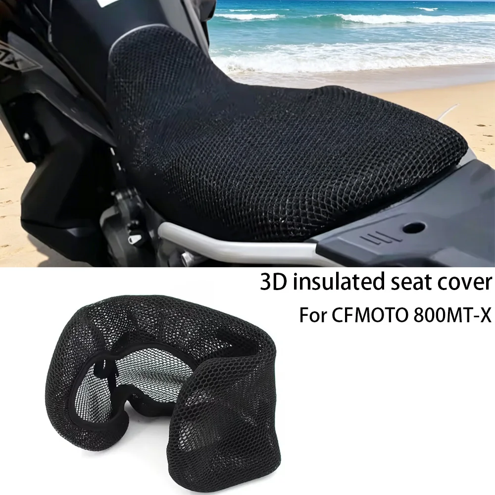 For CFMoto 800MTX 800 MT-X 800 MTX 3D Mesh Motorcycle Seat Cover Breathable Airflow Cushion Waterproof Sunproof Saddle
For CFMoto 800MTX 800 MT-X 800 MTX 3D Mesh Motorcycle Seat Cover Breathable Airflow Cushion Waterproof Sunproof Saddle