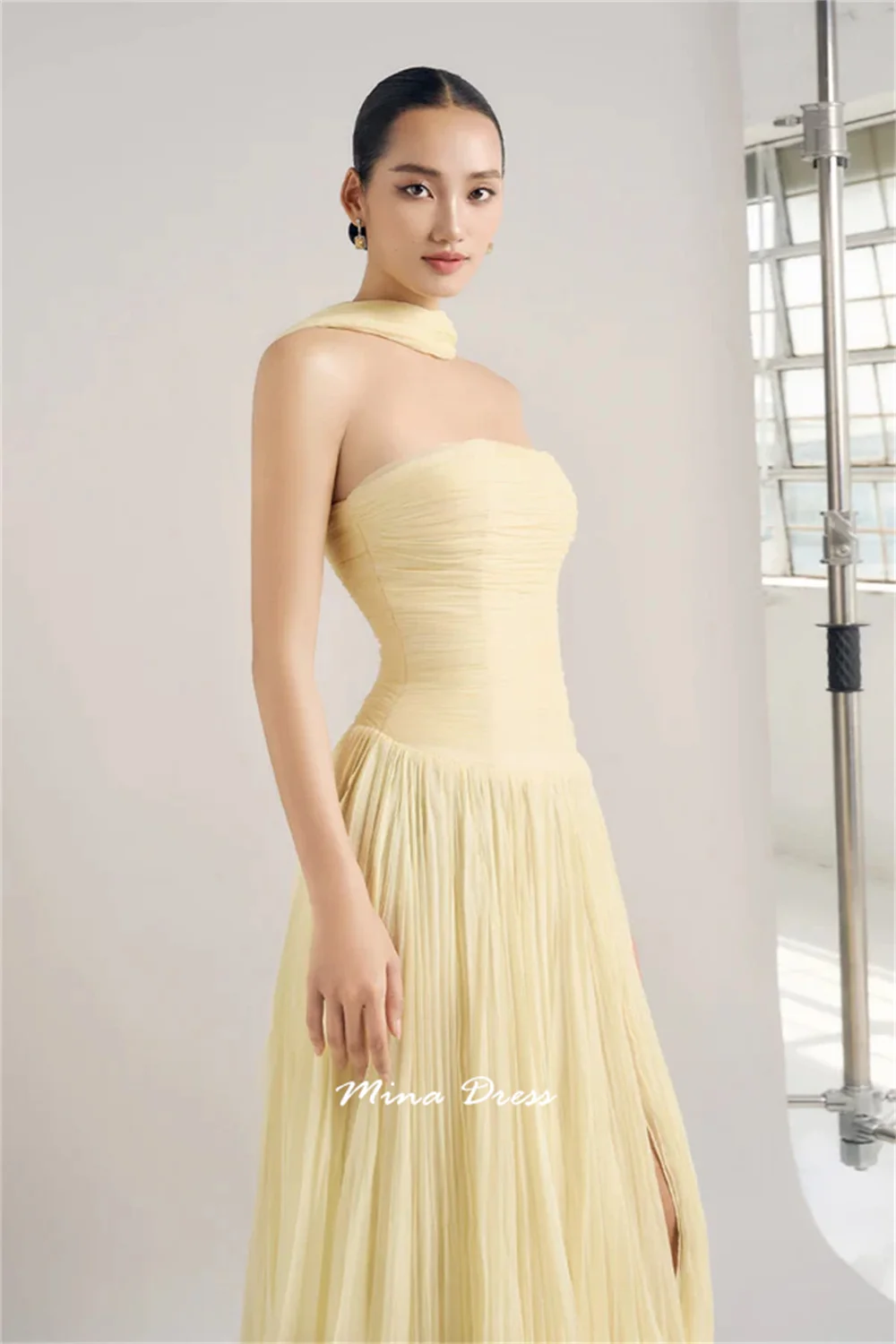 Mina Customized Pleats Evening Dresses Woman Elegant Party Dresses 2025 Piglet Breast Sleeveless Slit Prom Dress Wedding Gala
Mina Customized Pleats Evening Dresses Woman Elegant Party Dresses 2025 Piglet Breast Sleeveless Slit Prom Dress Wedding Gala