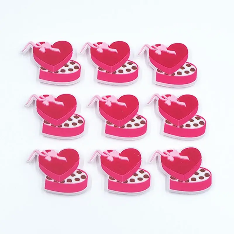 Chenkai 50PCS Chocolate Box Beads Valentine's Focal Beads For Pen Beadable Pen Silicone Charms Character Beads For Pen Making
Chenkai 50PCS Chocolate Box Beads Valentine's Focal Beads For Pen Beadable Pen Silicone Charms Character Beads For Pen Making