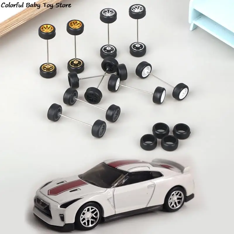 1Set 1:64 Car Wheels Tire Skin For Hotwheels Rubber Tire With Wheel Axle Model Car Modified Parts DIY Racing Vehicle Toys
1Set 1:64 Car Wheels Tire Skin For Hotwheels Rubber Tire With Wheel Axle Model Car Modified Parts DIY Racing Vehicle Toys