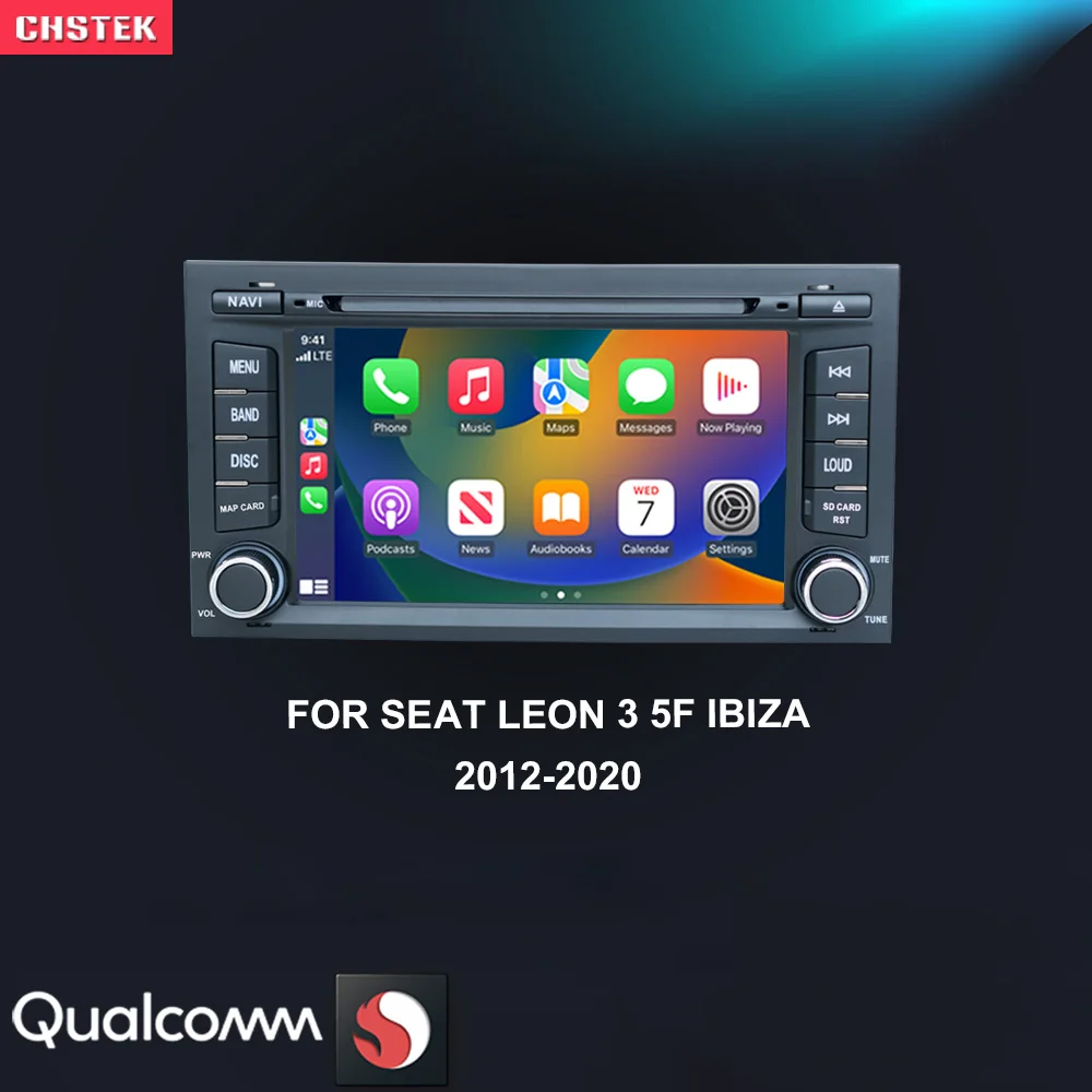 CHSTEK Car Radio Android 13 Carplay For Seat Leon 3 Ibiza 5F 2012-2020 Multimedia Stereo Navigation Bluetooth WIFI 4G Automotiva
CHSTEK Car Radio Android 13 Carplay For Seat Leon 3 Ibiza 5F 2012-2020 Multimedia Stereo Navigation Bluetooth WIFI 4G Automotiva