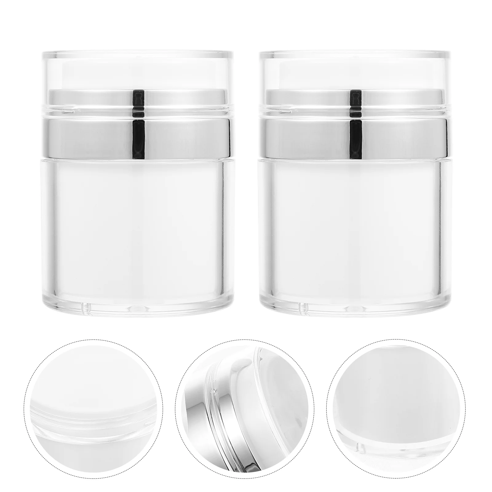 2 Pcs Eye Cream Bottle Airless Lotion Container Pump Sub Storage Cosmetics Practical Travel Soap
2 Pcs Eye Cream Bottle Airless Lotion Container Pump Sub Storage Cosmetics Practical Travel Soap
