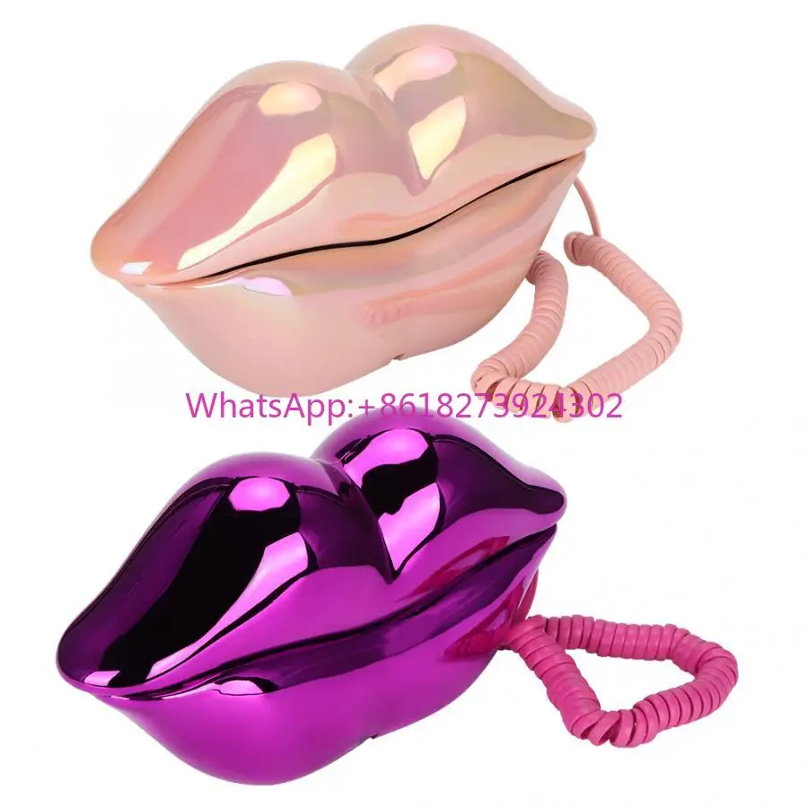 Lips Shape Landline Telephone Corded Phone Colorful Electroplating Phone Re-dial Function For Home Office Hotel
Lips Shape Landline Telephone Corded Phone Colorful Electroplating Phone Re-dial Function For Home Office Hotel