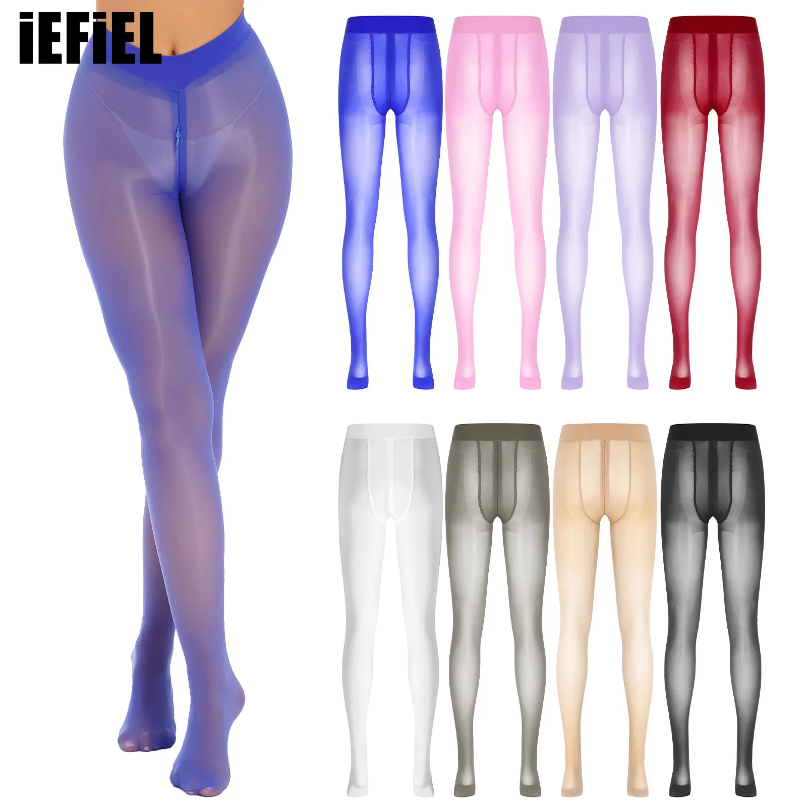 Sexy Womens Open Crotch Pantyhose Zipper Tights New See-through Stretchy Sheer Solid Color Smooth Crotchless Leggings Underwear
Sexy Womens Open Crotch Pantyhose Zipper Tights New See-through Stretchy Sheer Solid Color Smooth Crotchless Leggings Underwear