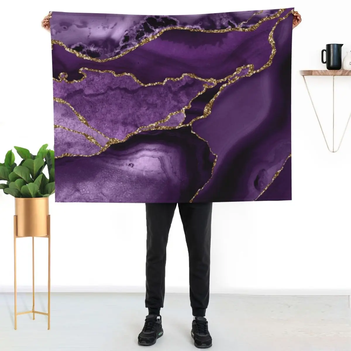 Purple Faux Marble Abstract Landscapes Throw Blanket Decorative Soft Throw Blanket for Couch Sofa
Purple Faux Marble Abstract Landscapes Throw Blanket Decorative Soft Throw Blanket for Couch Sofa