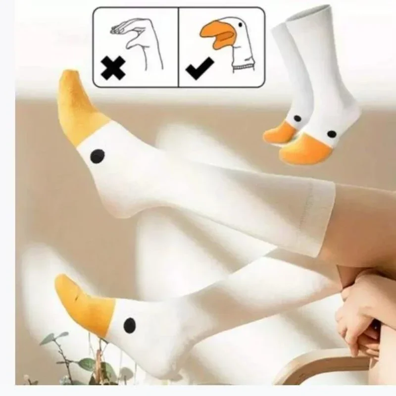 1 Pairs Cartoon Women Socks Fashionable And Versatile Cute Design Funny Goose Breathable Soft Comfortable Women Casual Socks
1 Pairs Cartoon Women Socks Fashionable And Versatile Cute Design Funny Goose Breathable Soft Comfortable Women Casual Socks