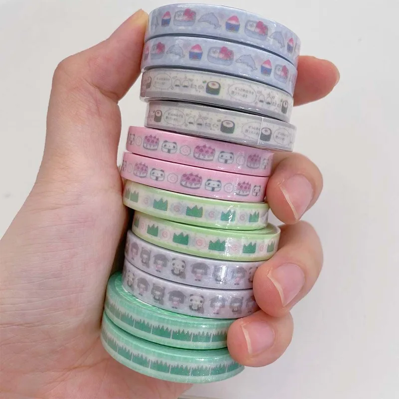 Retrp Japanese Anime Scrapbook Masking Tape Kawaii Cartoon Dessert Washi Tape DIY Decor Journal Diary Sticker Student Supplies
Retrp Japanese Anime Scrapbook Masking Tape Kawaii Cartoon Dessert Washi Tape DIY Decor Journal Diary Sticker Student Supplies