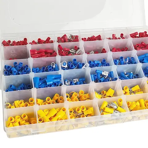 280/480/720/1200/1500 Stück kaltgepresste Verdrahtungsklemmen-Kombinationsbox mit Schnellverdrahtungsanschlussklemmen