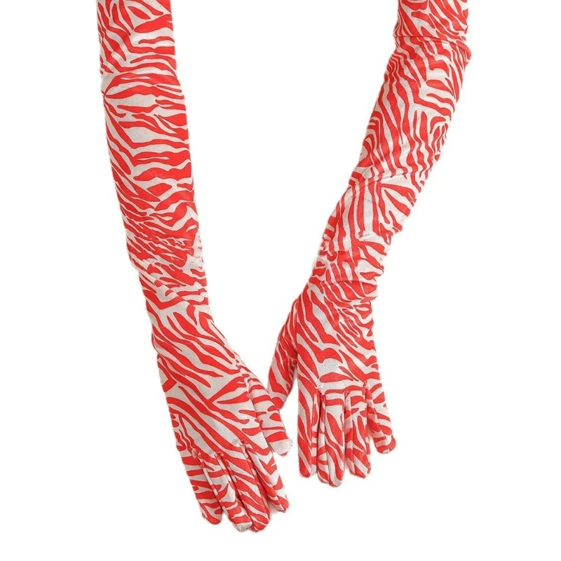 Elegant Long Gloves for Women with Fashion Zebras Printing Great for Theme Parties and Masquerades Balls
Elegant Long Gloves for Women with Fashion Zebras Printing Great for Theme Parties and Masquerades Balls