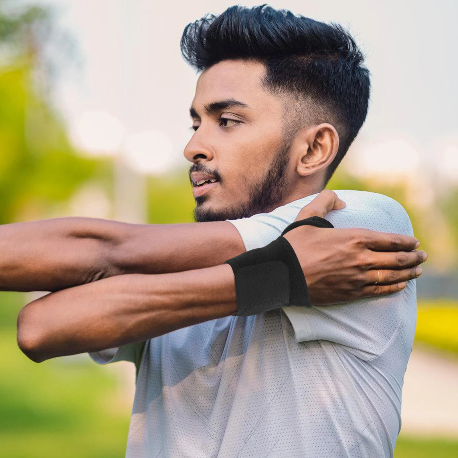 2 шт., спортивный бандаж на запястье, регулируемый ремень, нейлоновая ткань для фитнеса и упражнений, женский комфортный эластичный дышащий мягкий под давлением
2 шт., спортивный бандаж на запястье, регулируемый ремень, нейлоновая ткань для фитнеса и упражнений, женский комфортный эластичный дышащий мягкий под давлением