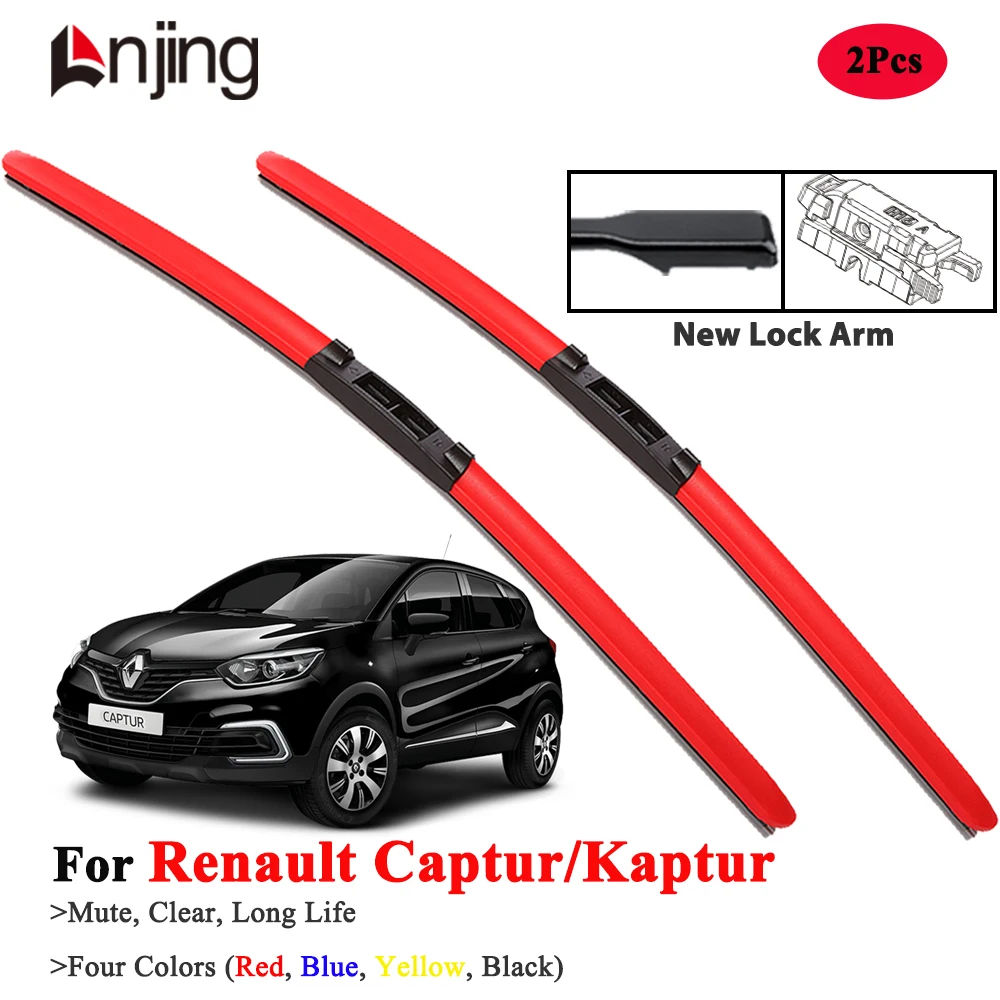 LNJING Colorful Wiper Blade For Renault Captur Kaptur 2013-Now
LNJING Colorful Wiper Blade For Renault Captur Kaptur 2013-Now