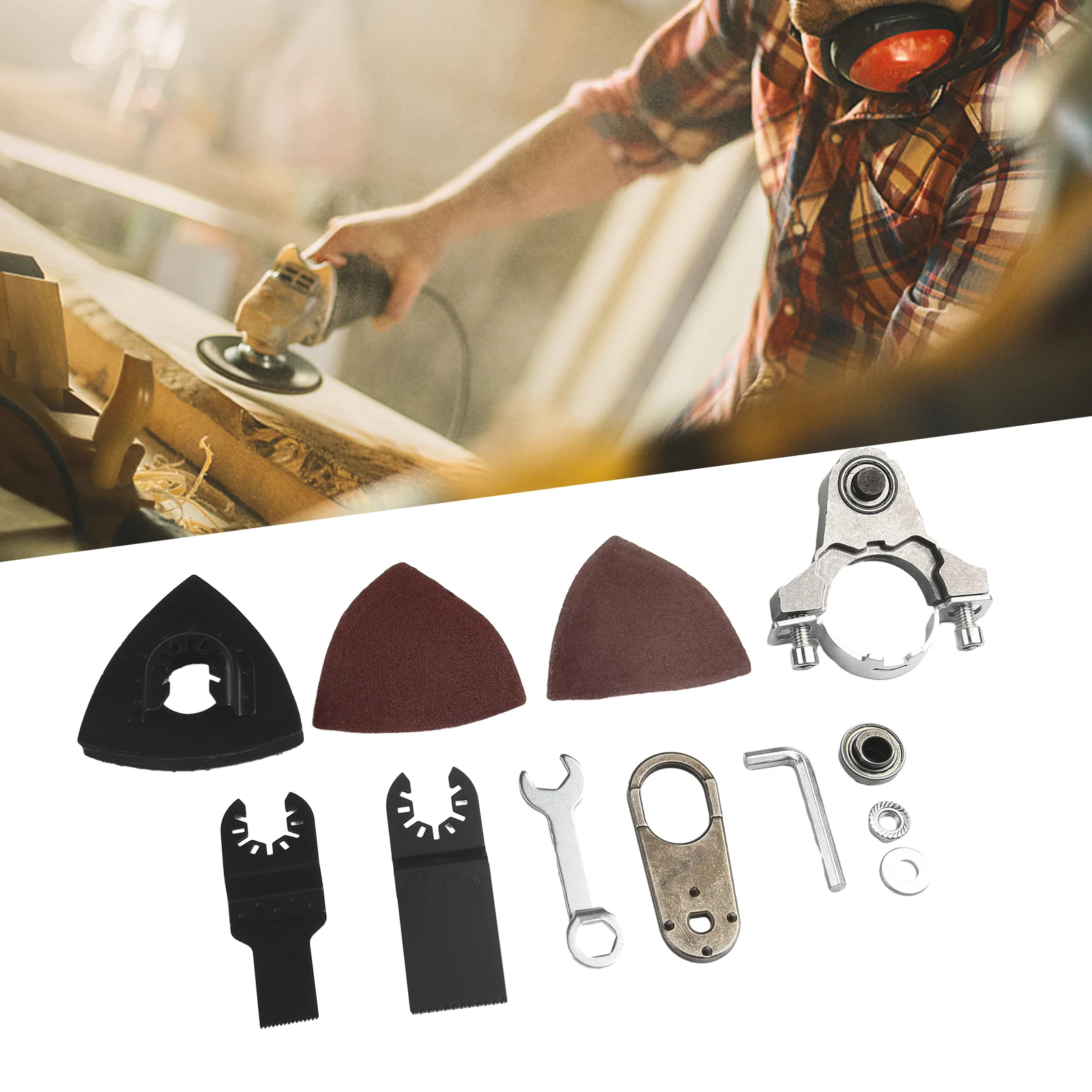 1 Set 100 Type Angle Grinder Universal Conversion Head Adapter M10 Thread For Oscillating Tool Wood Metal Polishing Sawing Parts
1 Set 100 Type Angle Grinder Universal Conversion Head Adapter M10 Thread For Oscillating Tool Wood Metal Polishing Sawing Parts