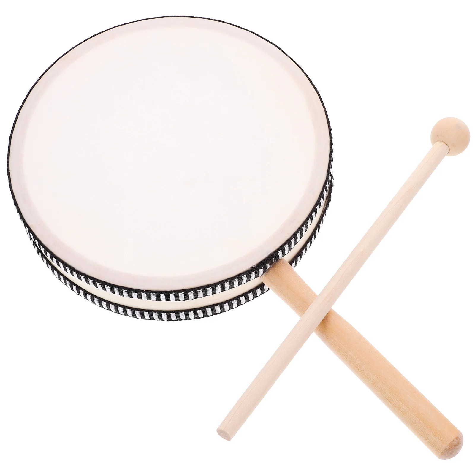 Hand Drum Percussion Instrument Wooden Hand Drum With Drum Stick For Music Enlightenment Hand Drum Wooden Handle Imitation
Hand Drum Percussion Instrument Wooden Hand Drum With Drum Stick For Music Enlightenment Hand Drum Wooden Handle Imitation