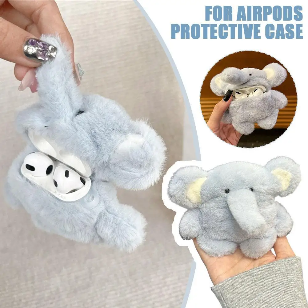 1 комплект для Airpods 4/для Aipods Pro 2, плюшевый синий слон, защитный чехол для наушников, чехол для наушников
1 комплект для Airpods 4/для Aipods Pro 2, плюшевый синий слон, защитный чехол для наушников, чехол для наушников