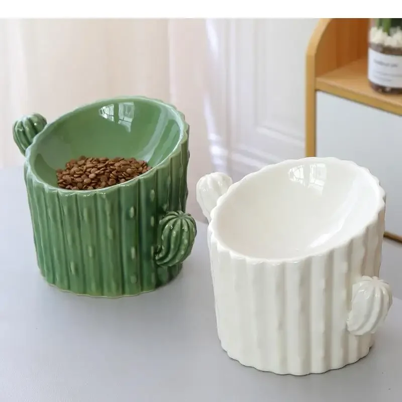 Simulation Cactus Ceramic Pets Feed Bowl Water Dispenser Pet Fountain Porcelain Shape Feeder Buffet
Simulation Cactus Ceramic Pets Feed Bowl Water Dispenser Pet Fountain Porcelain Shape Feeder Buffet