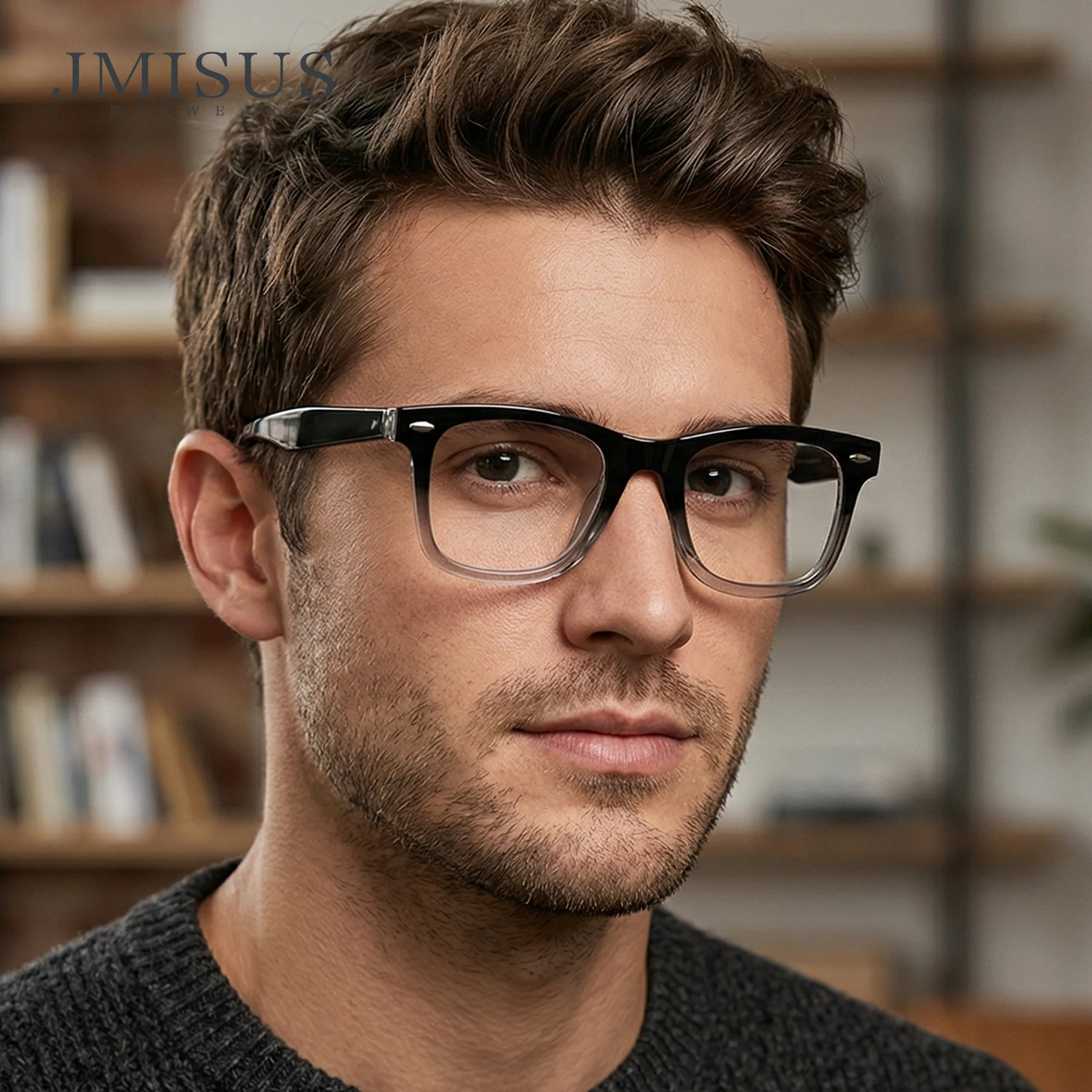 JMISUS Men Square Photochromic Optical Eyeglasses for Daily Life Frame Prescription Lenses Lightweight Comfortable Wear
JMISUS Men Square Photochromic Optical Eyeglasses for Daily Life Frame Prescription Lenses Lightweight Comfortable Wear