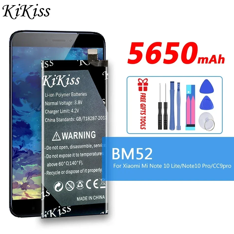 Аккумулятор BM52 5650 мАч для Xiaomi Mi Note 10 Lite/Mi Note 10 Pro/CC9pro CC9 Pro Аккумулятор для Xiao mi Note 10 Lite 10Pro
Аккумулятор BM52 5650 мАч для Xiaomi Mi Note 10 Lite/Mi Note 10 Pro/CC9pro CC9 Pro Аккумулятор для Xiao mi Note 10 Lite 10Pro