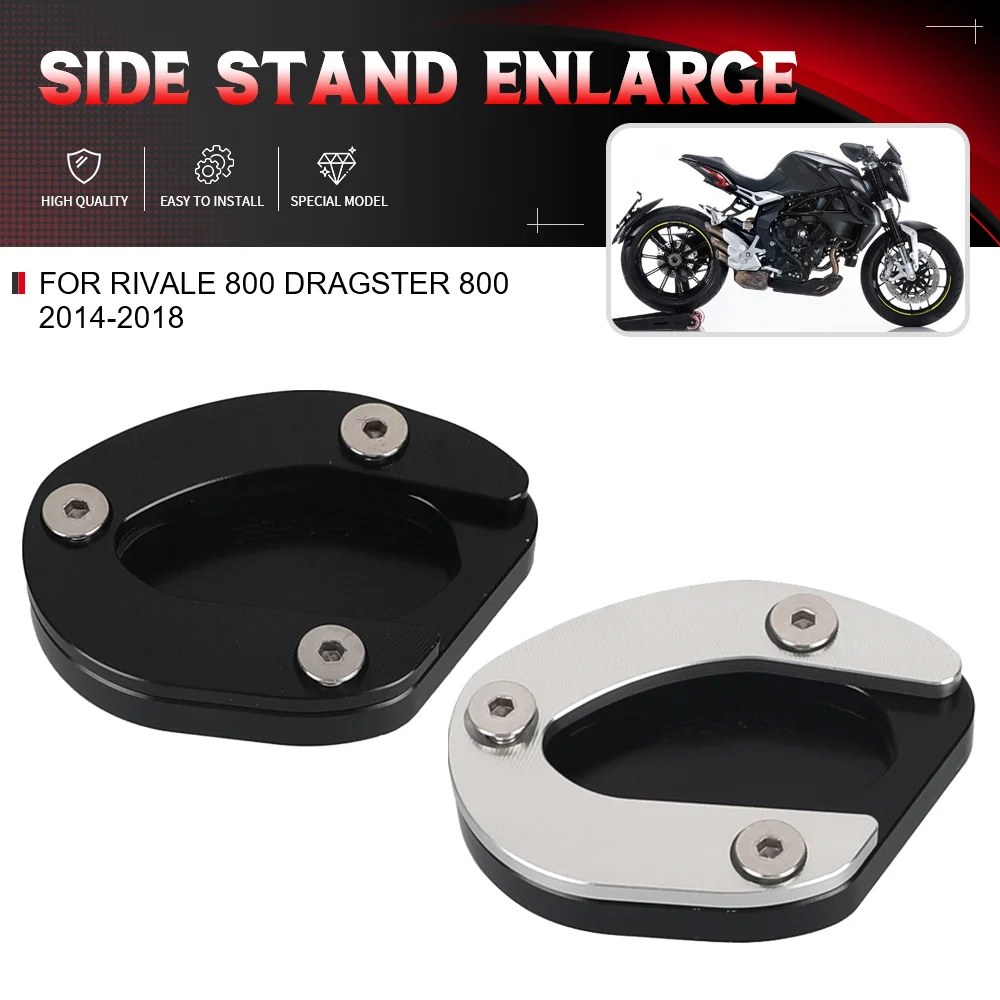 For MV Agusta Rivale 800 Dragster 800 2014-2018 Motorcycle Accessories Foot Side Stand Pad Kickstand Enlarger Support Extension
For MV Agusta Rivale 800 Dragster 800 2014-2018 Motorcycle Accessories Foot Side Stand Pad Kickstand Enlarger Support Extension
