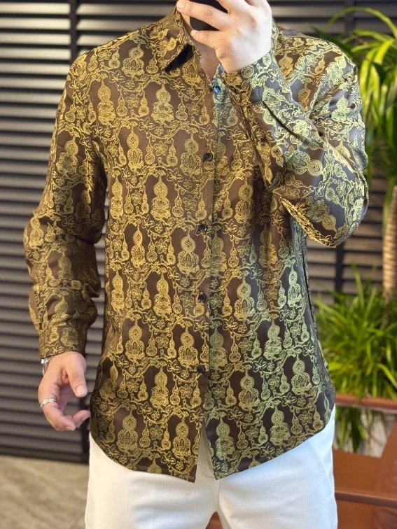 New Men's Long Sleeve Shirt Comfortable Skin-friendly Fashionable Versatile High-end Business European Style Spring Autumn
New Men's Long Sleeve Shirt Comfortable Skin-friendly Fashionable Versatile High-end Business European Style Spring Autumn