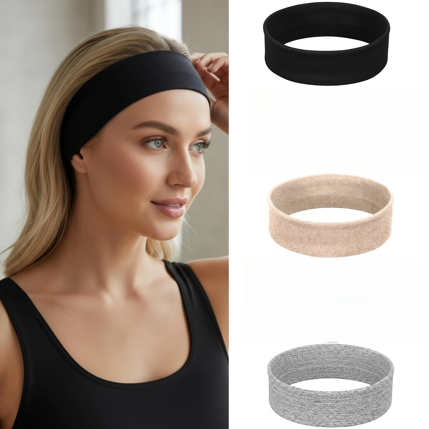 1pc Easy Sports Headbands for Both Men And Women, Fitness Run Yoga Bandanas Elastic Hair Bands Stretch Makeup Hair Accessories
1pc Easy Sports Headbands for Both Men And Women, Fitness Run Yoga Bandanas Elastic Hair Bands Stretch Makeup Hair Accessories