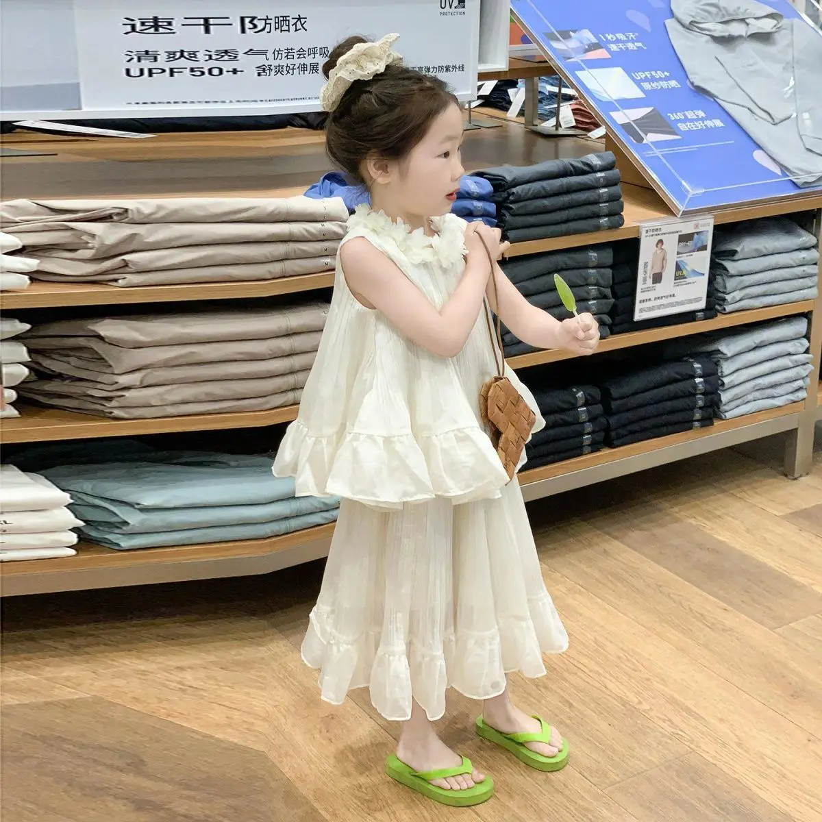 Baby Girls Set Summer Children's White Petal Collar Doll Shirt And Skirt 2-Piece Set New Kids Clothing Outfit for Little Girls
Baby Girls Set Summer Children's White Petal Collar Doll Shirt And Skirt 2-Piece Set New Kids Clothing Outfit for Little Girls