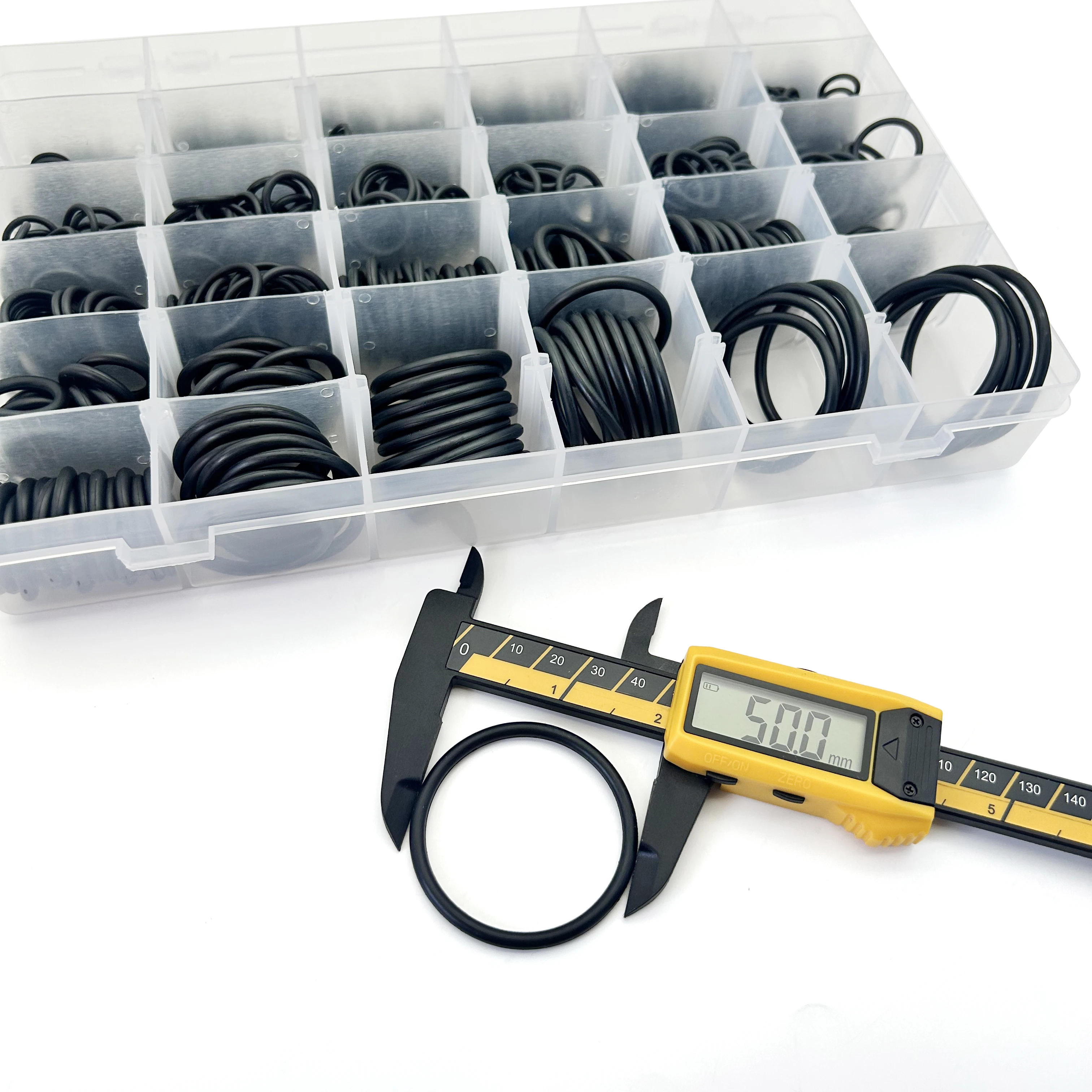 1225 шт. в ассортименте, комплект уплотнительных колец из нитриловой резины NBR CS 1/1,5/2/2,4/3,1/3,5 мм, наружный диаметр 4 мм-50 мм, маслостойкий для автомобилей, бытовых машин
1225 шт. в ассортименте, комплект уплотнительных колец из нитриловой резины NBR CS 1/1,5/2/2,4/3,1/3,5 мм, наружный диаметр 4 мм-50 мм, маслостойкий для автомобилей, бытовых машин