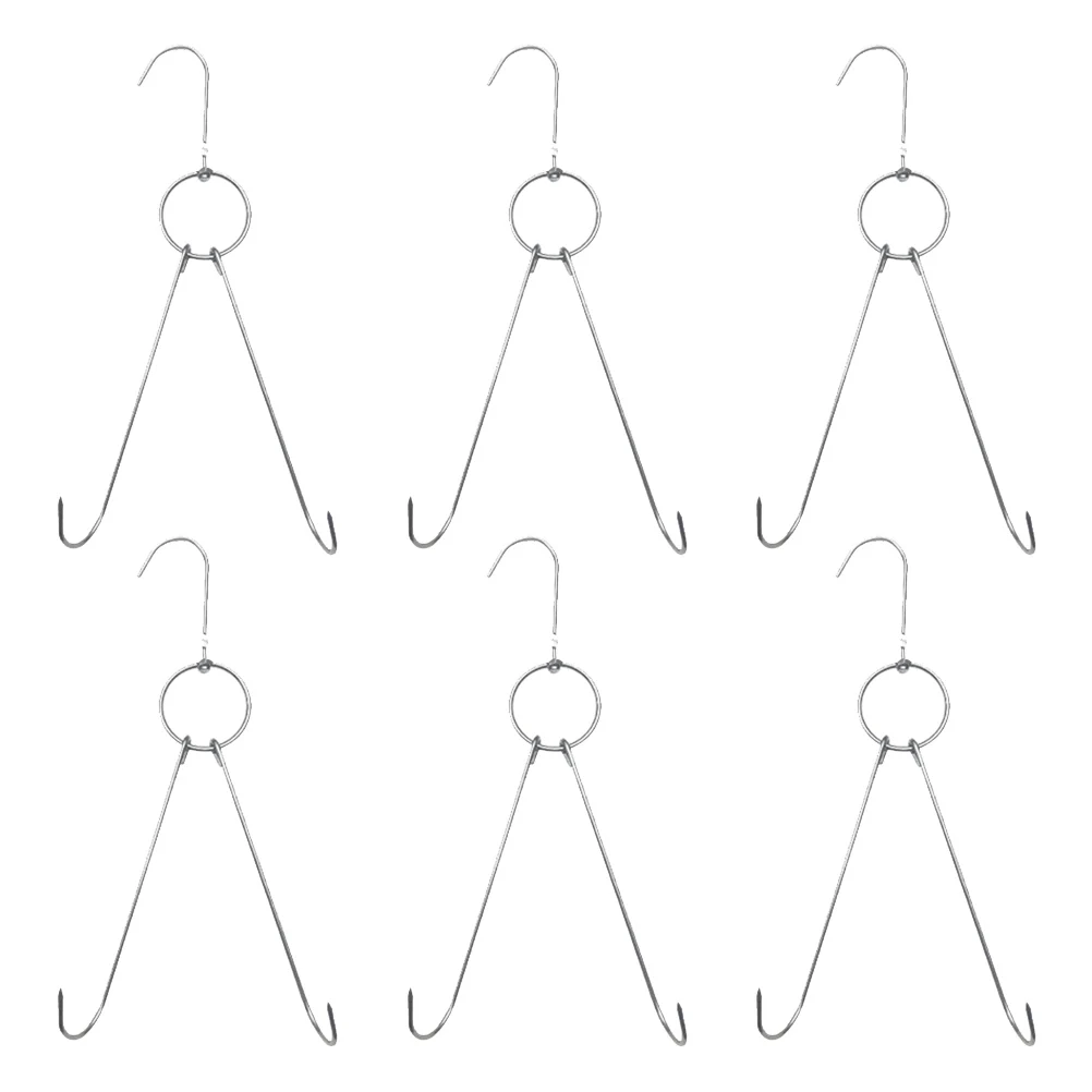 6 Pcs BBQ Hook Poultry Pork Meat Drying Hooks for Hanging Bacon Smoker Hangers Duck
6 Pcs BBQ Hook Poultry Pork Meat Drying Hooks for Hanging Bacon Smoker Hangers Duck
